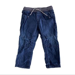 Gymboree Navy Drawstring Lined Pants (18-24 Months)